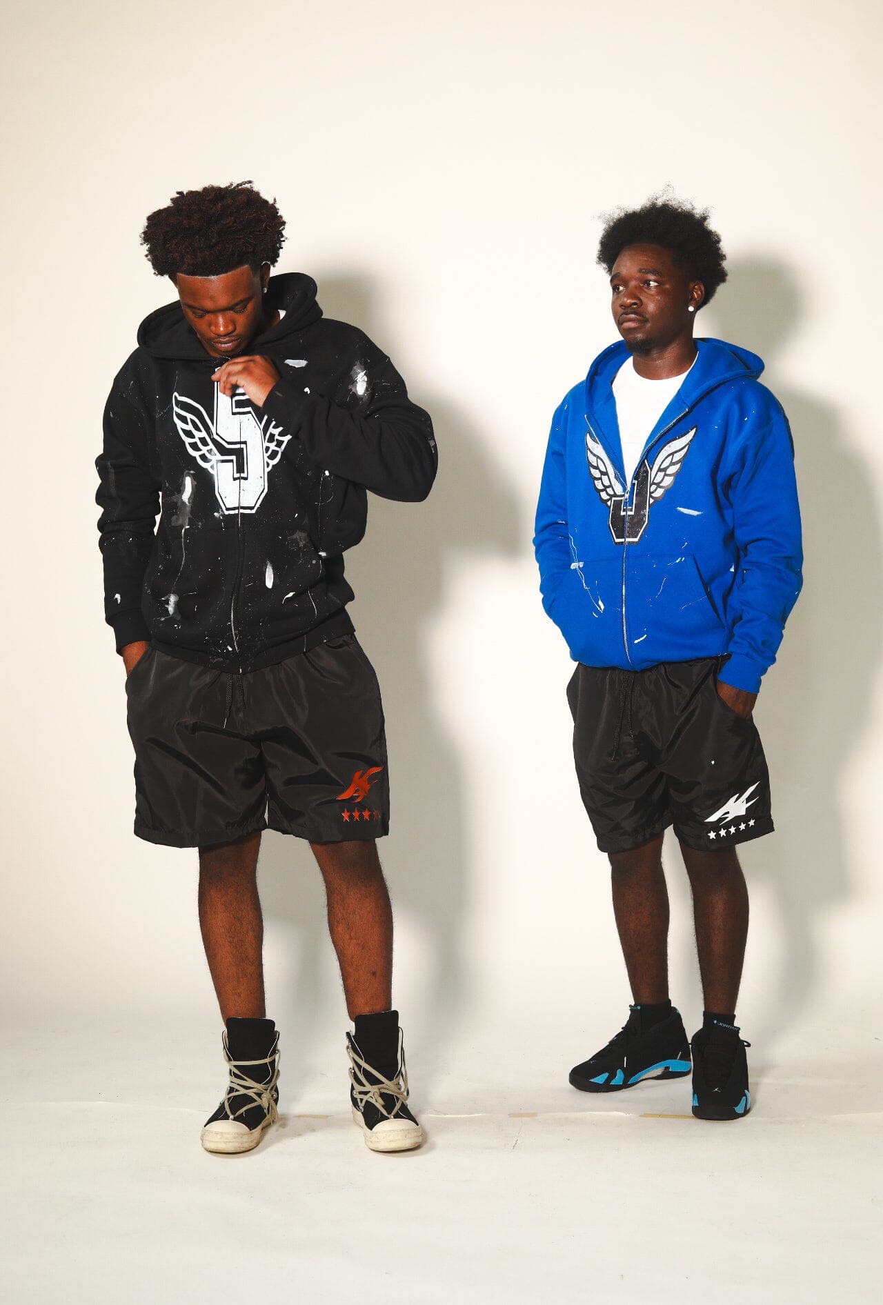 Windbreaker shorts
